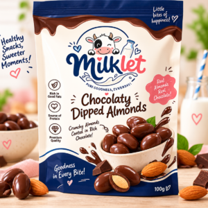 milklet dipped almond chocolates